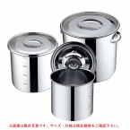YUKIWA(三宝産業)18-8 丸・深型キッチンポット目盛付 16cm・手無 (φ160xH160mm) 3.2リットル 09670160