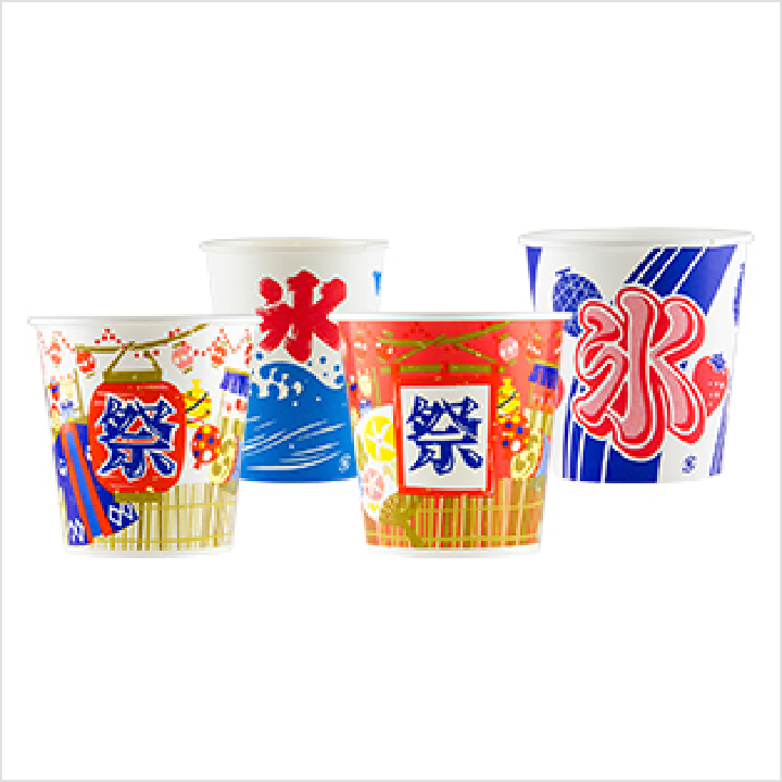 かき氷カップ(紙製)
