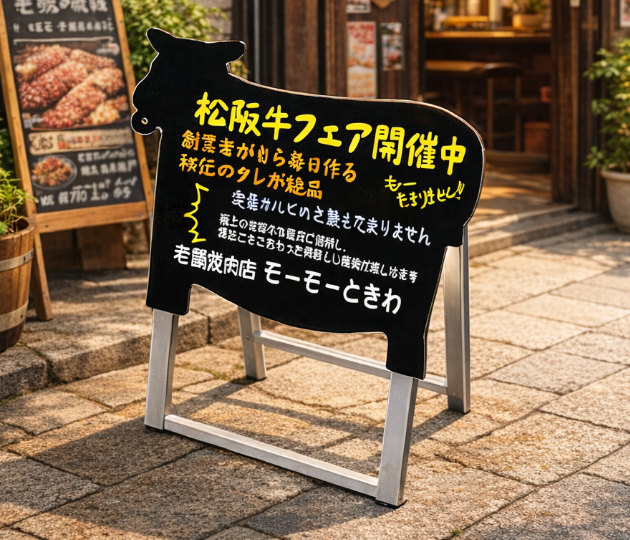 ポップルスタンド看板