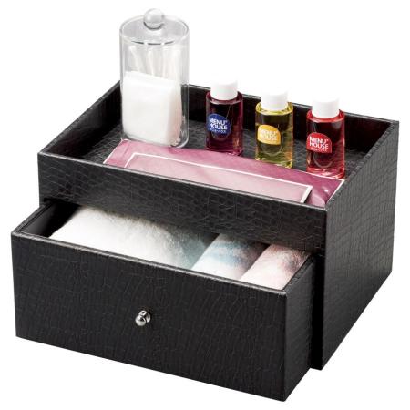 客室備品 (同生地) クロコ調シリーズ ブラック
