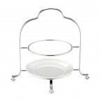 18-8 ハイティースタンド 2段L 03210025