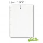 メニュー用中ビニール　※シンビ製メニュー専用 2ページ・B4対応・4穴・上入れタイプ ビニール77 シンビ(SHIMBI)