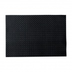 ブランナーマット中 300x220mm ブラック&ブラックチェック ランチョン&テーブルマット PM-403