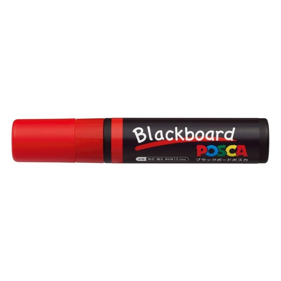 ブラックボードポスカ 極太 赤 三菱鉛筆 PCE-500-17K 1P.15