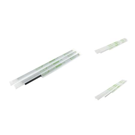 バイオマスストロー　4.5×180mm ストレート　紙梱包 500本　※北海道・沖縄・離島 送料別途