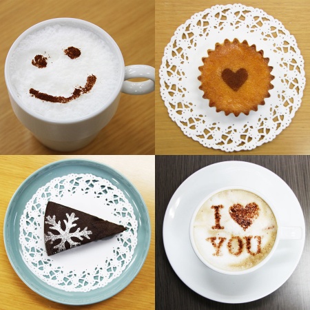 LAS-0037｜カフェアートステンシル ありがとう LAS-0037 4573169220375