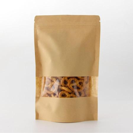 スタンドアップパウチ　クラフト紙(ジッパー付)　1,000枚(TYPE4)　※沖縄・離島 送料別途