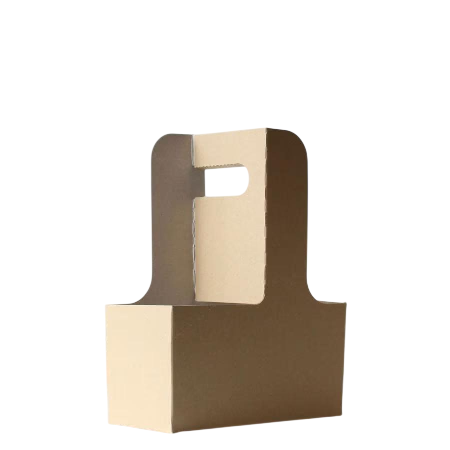 テイクアウトキャリアーバッグ クラフト 200枚　※沖縄・離島 送料別途