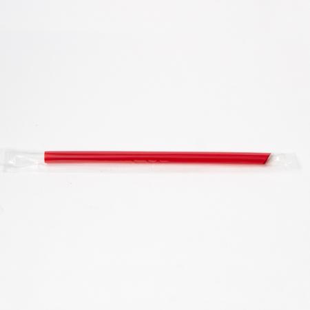 straw-34｜タピオカ蓋突き刺し用 10×190mm 片先斜ストレート