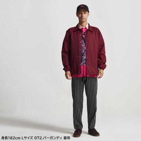 COACH バーガンディ レザー水筒カバー