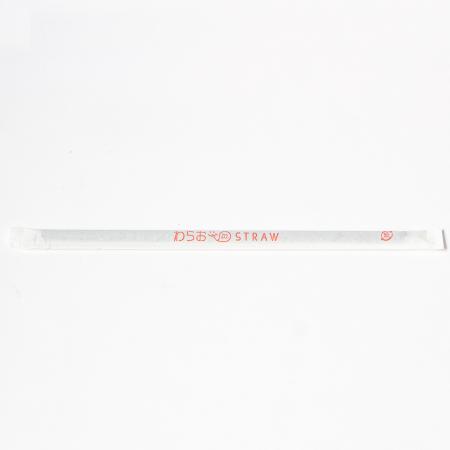 ストレートストロー(アイスコーヒー用) 4.5x180mm 紙梱包 10,000本　アイスコーヒー用4.5mm×18cm