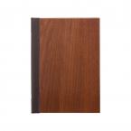 【在庫限り】木製メニューブック　B5・4ページ ピンタイプ WB-932 木製ピンメニュー(ウォルナットMDF)えいむ(Aim)