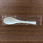 プラスプーン　140mm 白・単袋入り 3,000本 スプーン#140