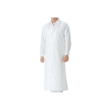 胸付前掛け　ドミーワーク・日本製　TH5681-0 東京白衣