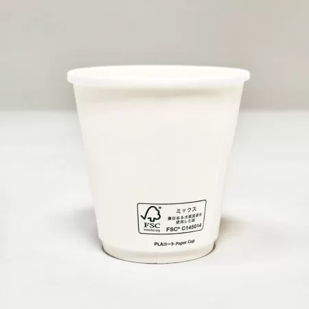 FSC認証二重紙コップ　300ml(10オンス)　90mm口径 1,000個　※沖縄・離島 送料別途