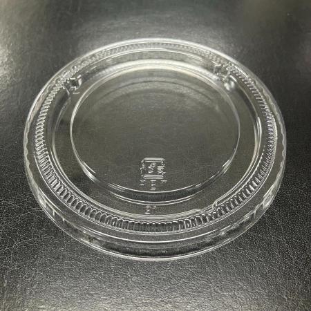 プラスチックカップ用フタ　平フタ ストロー穴なし　96mm口径 2,000個 (PET製)　※北海道・沖縄・離島 送料別途 ※個人宅配送不可 (東名化学)