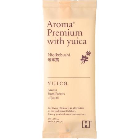 VB-COSME-おしぼり　アロマプレミアムwith yuica　ニオイコブシ 300本　化粧品基準・保湿剤配合　※離島 送料別途　※個人宅配送不可