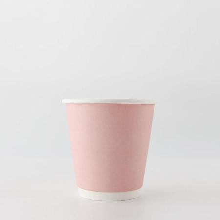 断熱二重紙コップ カラーズ　サクラピンク 300ml(10オンス) 90mm口径 1,000個　※沖縄・離島 送料別途