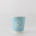 名入れ二重紙コップ　白1色 片面印刷 1,000個から　10オンス(満杯:300ml)　※北海道・沖縄・離島 送料別途