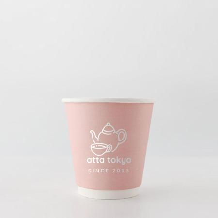 名入れ二重紙コップ　白1色 片面印刷 1,000個から　10オンス(満杯:300ml)　※北海道・沖縄・離島 送料別途