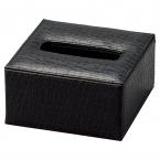 ティッシュケース　W132×H68×D132mm　合皮　CTC-102K えいむ(Aim)