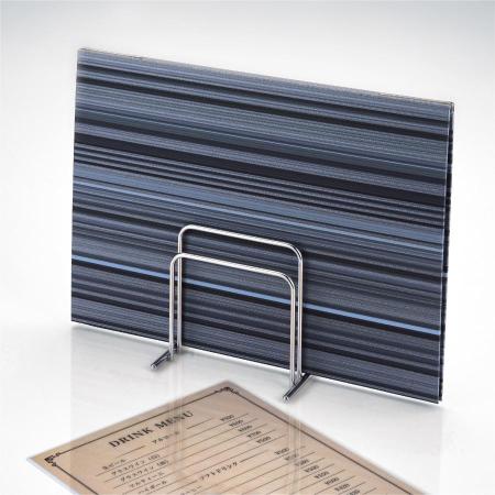 CH-73｜【取り寄せ商品】 メニューブックスタンド W120×D85×H110×ミゾ