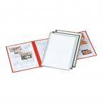 クリアメニューブック　A4・三つ折り6ページ　TA-46 クリアテーピングメニュー えいむ(Aim) 