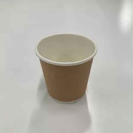 断熱クラフト二重カップ　120ml(4オンス)　62mm口径 1,000個　※沖縄・離島 送料別途　BMT-129