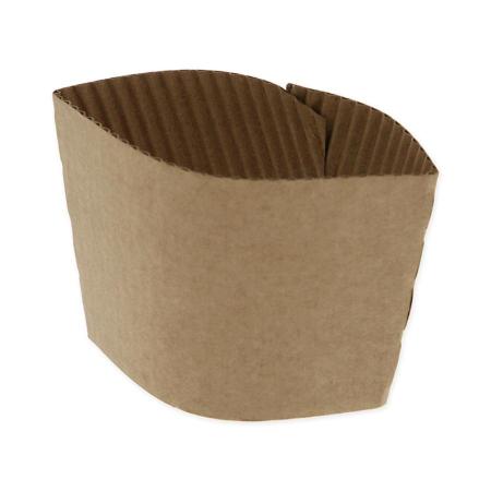 ペーパーカップスリーブ　8オンス用 クラフト　500枚　※沖縄・離島 送料別途