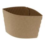 ペーパーカップスリーブ　12オンス用 クラフト　500枚　※沖縄・離島 送料別途