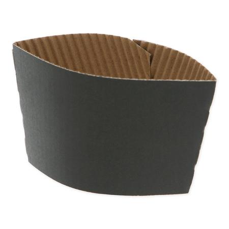 ペーパーカップスリーブ　12オンス用 ブラック　500枚　※沖縄・離島 送料別途