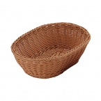 PPラタン 小判型バスケット 30型 ブラウン OV-114-BR　01011430