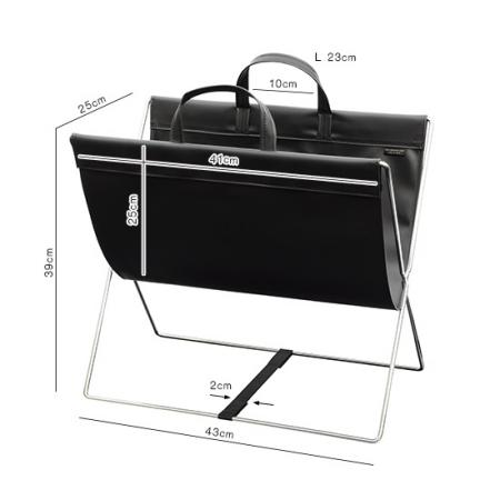 R-357｜セルフワゴン・レザー調PVC ブラウン R-357 手荷物入れ