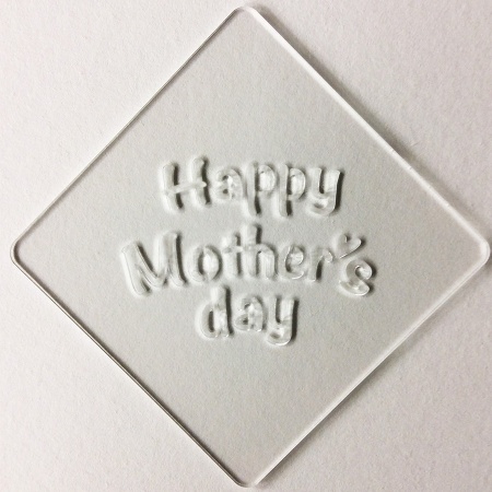 カフェアートステンシル　Happy Mother's day　LAS-0069　4573169220696