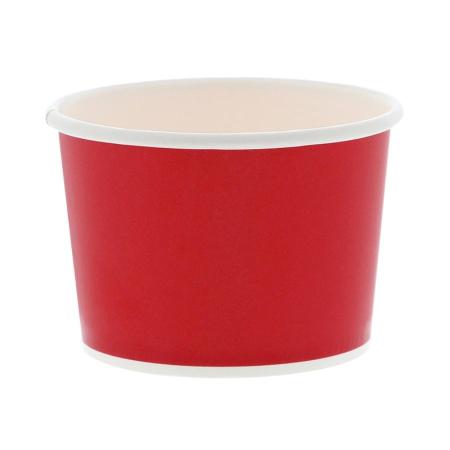 アイスカップ(Hシリーズ)　150ml(両面PEコート)　500個 晒赤　※沖縄・離島 送料別途