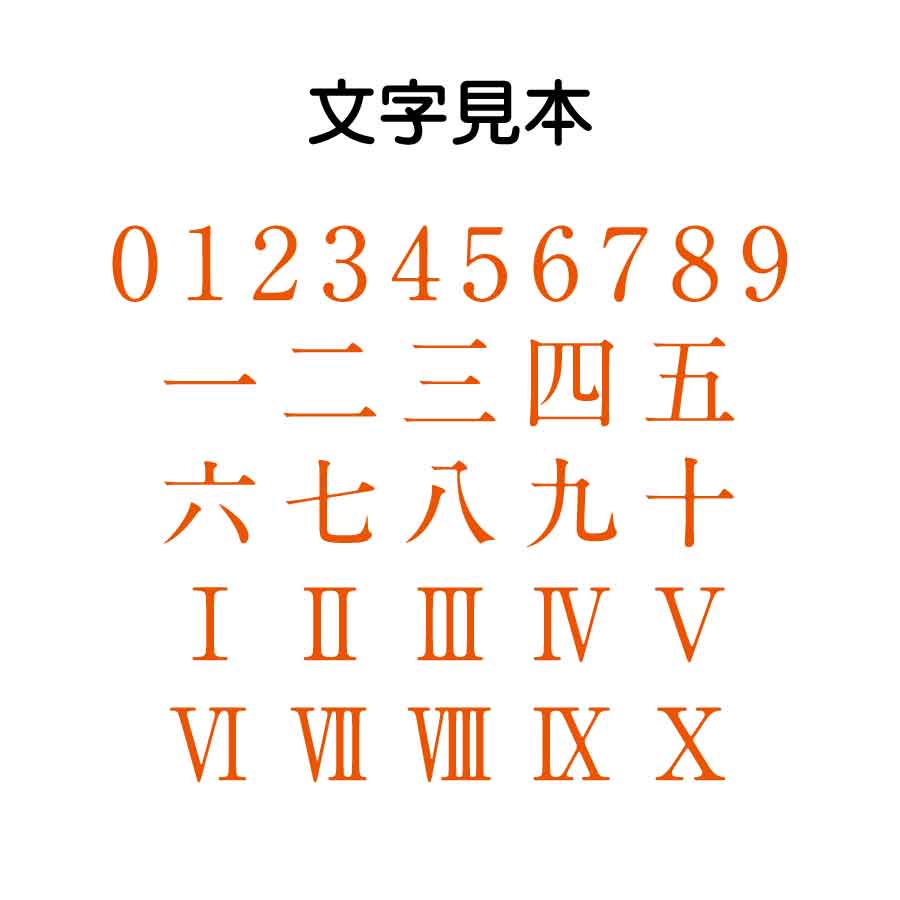 B0009 0008 オリジナル一文字スタンプ ミニスタンプ 数字類 明朝体 0 9 T X 一 九 直径10mm枠内 飲食店用品 印刷通販のatta アッタ