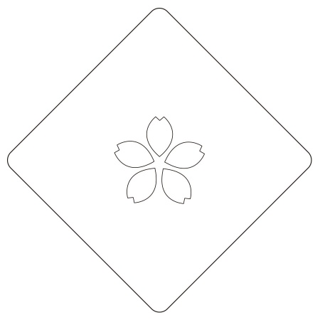 カフェアートステンシル　サクラ　LAS-0066　4573169220665