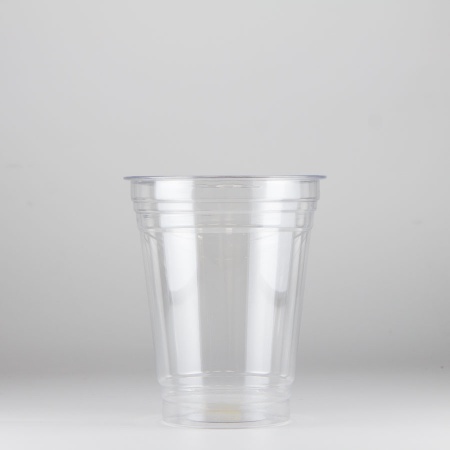 プラスチックカップ　370ml(12オンス)　88mm口径 1,000個  (PET製) T-88-370 無地【翌日発送可】