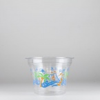 プラスチックカップ　290ml(9オンス)　96mm口径 1,000個 (PET製)　パームツリー　※北海道・沖縄・離島 送料別途 ※個人宅配送不可 (東名化学)