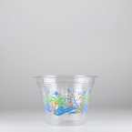 プラスチックカップ　290ml(9オンス)　96mm口径 1,000個 (PET製)　パームツリー　※北海道・沖縄・離島 送料別途 ※個人宅配送不可 (東名化学)