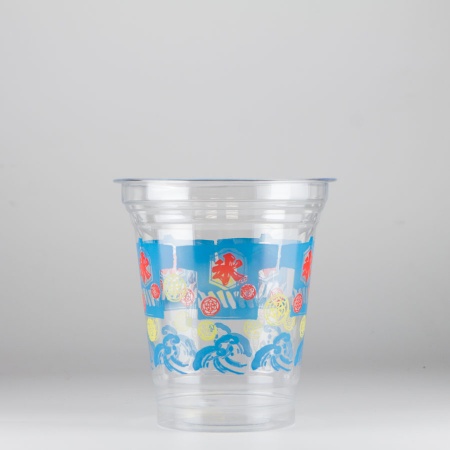 プラスチックカップ　410ml(14オンス)　96mm口径 1,000個　 (PET製) T96-410S 祭り氷 かき氷カップ