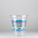 プラスチックカップ　410ml(14オンス)　96mm口径 1,000個 (PET製)　祭り氷　※北海道・沖縄・離島 送料別途 ※個人宅配送不可 (東名化学)
