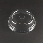 プラスチックカップ用フタ　77mm口径 2,000個(PET製)　ドームフタ(ストロー穴付)　※適合品番あり ※北海道・沖縄・離島 送料別途 ※個人宅配送不可