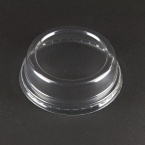 プラスチックカップ用フタ　77mm口径 2,000個(PET製)　ドームフタ(ストロー穴なし)　※適合品番あり ※北海道・沖縄・離島 送料別途 ※個人宅配送不可