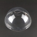 プラスチックカップ用フタ　88mm口径 2,000個(PET製)　ドームフタ(ストロー穴付)　※適合品番あり ※北海道・沖縄・離島 送料別途 ※個人宅配送不可