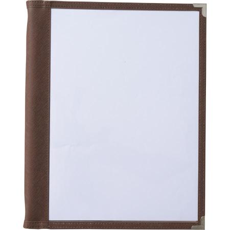 HTA-A4｜クリアメニューブック A4・4ページ+2ページ 4穴金属バインダー