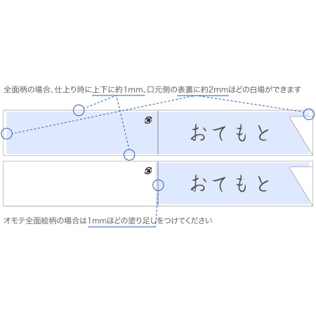 B0005-0002｜箸袋 名入れ 4型8寸 5型8寸 5型6寸 5型ハカマ フルカラー