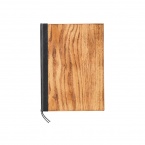 木製メニューブック　B5・4ページ 紐タイプ WB-922 MDF焼板メニュー えいむ(Aim)