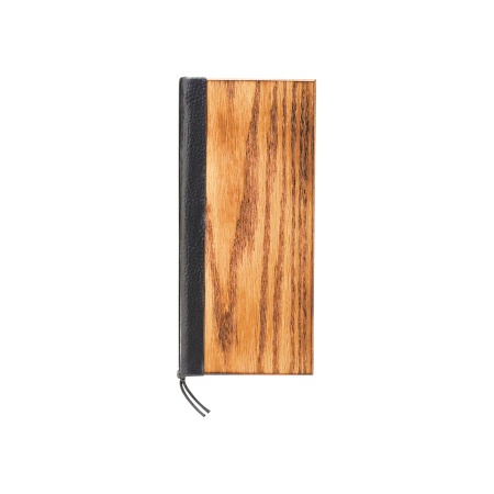 木製メニューブック　縦小・4ページ 紐タイプ WB-925 MDF焼板メニュー えいむ(Aim)