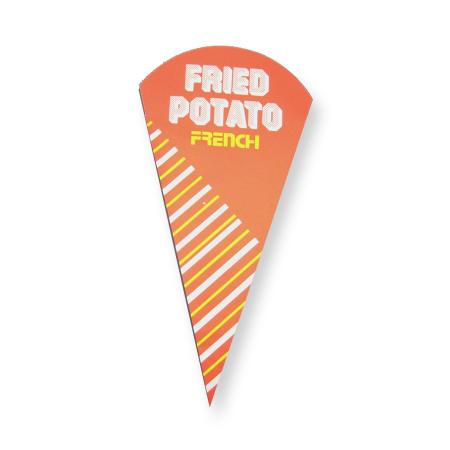 ポテト三角袋 110×220mm 3000枚入り フライドポテト袋・スナック容器 ポテト三角袋(小) 